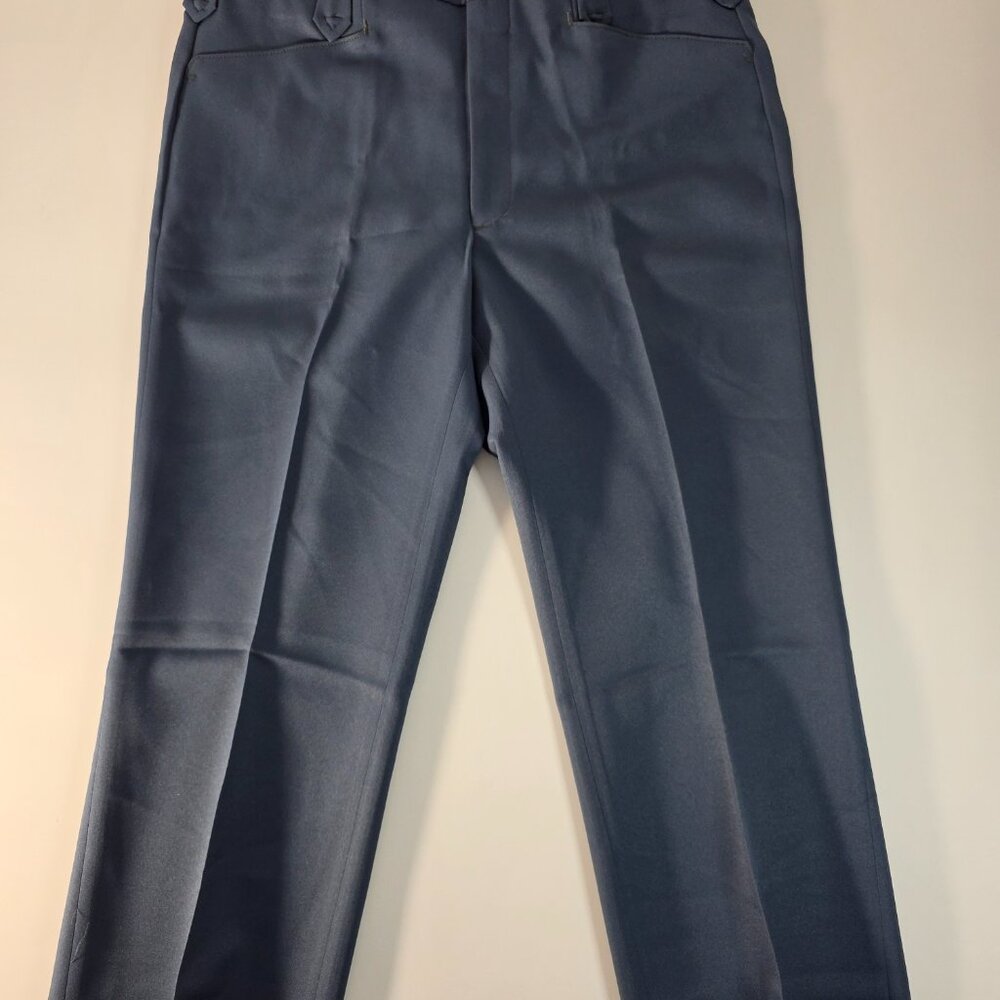 Sheplers Navy Bootcut Talon Zipper VTG 60s 70s  Western Cowboy Pants Size 38